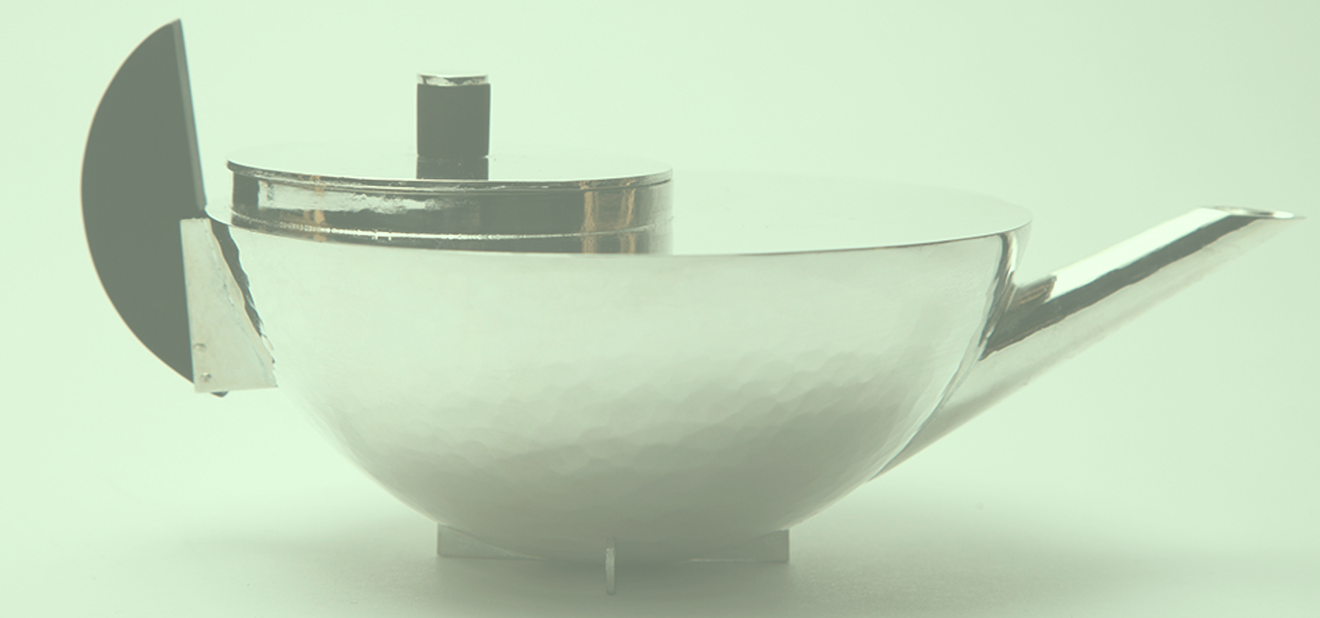 Tea pot by Marianna Brandt. The Bauhaus school brought deicsions around product choices into a space that queried multiple sources, business, art, materials, mathematics etc. It was the start of a good thing and I'd like to try and get back to some of those positives
