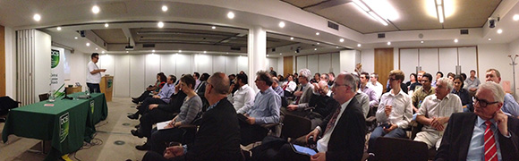 Panorama shot of BCS talk by Vinny Singh
