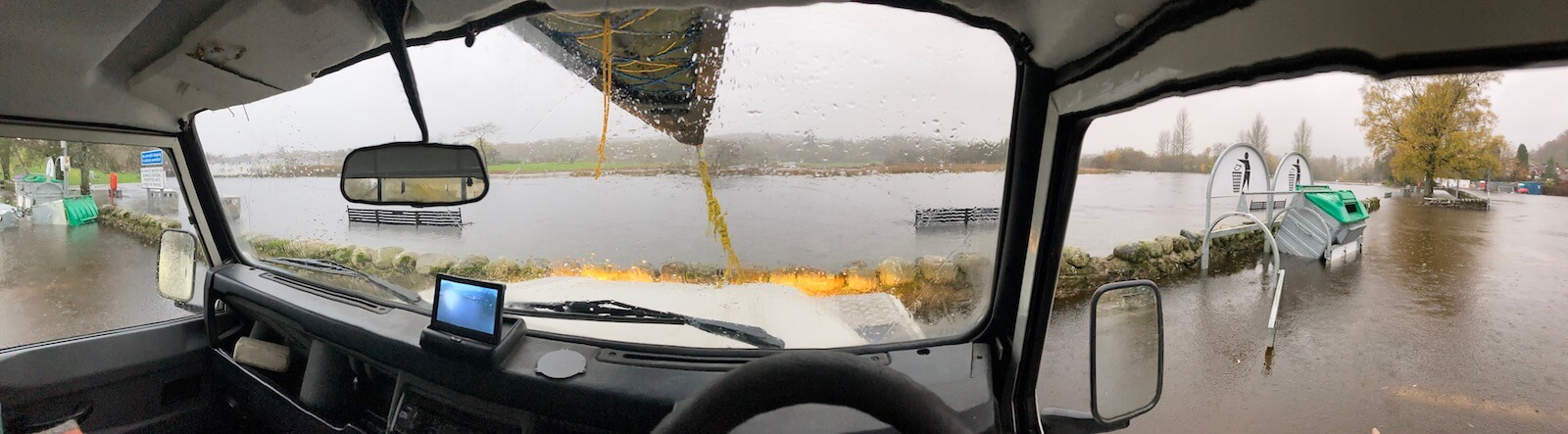 Car park at Callendar