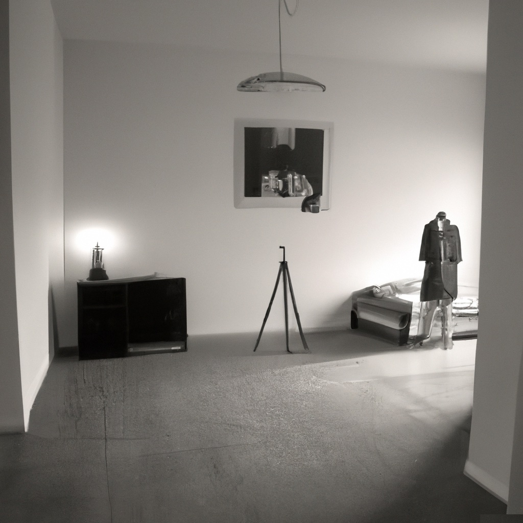 Lonely parents in an empty apartment - Diane Arbus, Rolleiflex 2.8f, black and white