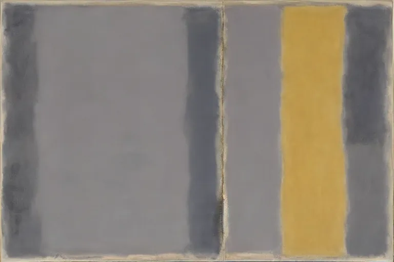 Abstract painting in the manner of Mark Rothko, generated from the words of this post