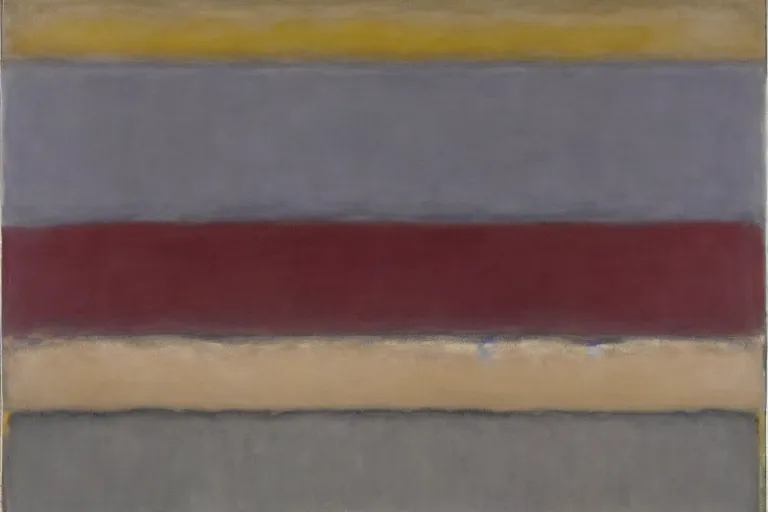 Abstract painting in the manner of Mark Rothko, generated from the words of this post