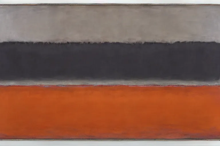 Abstract painting in the manner of Mark Rothko, generated from the words of this post