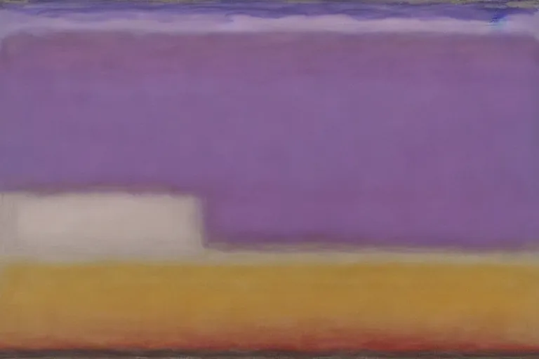 Abstract painting in the manner of Mark Rothko, generated from the words of this post