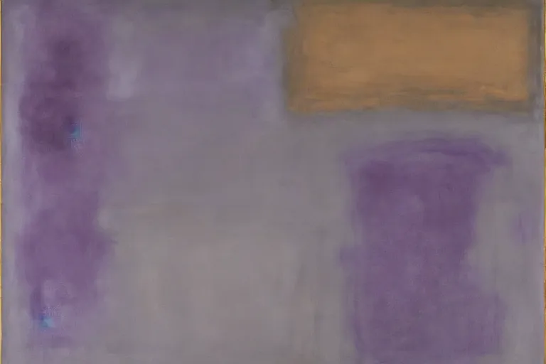 Abstract painting in the manner of Mark Rothko, generated from the words of this post