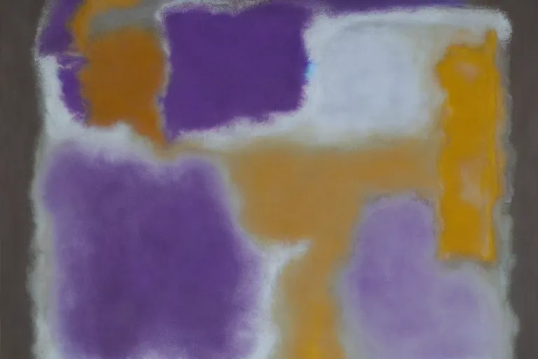 Abstract painting in the manner of Mark Rothko, generated from the words of this post