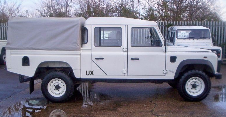 The TD5 130 crew-cab hi-cap utility in UX livery