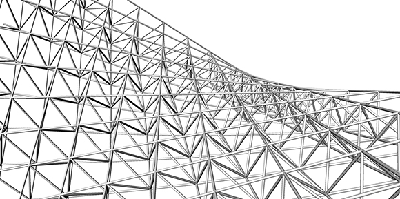 wireframe structure from USC Proving Ground training