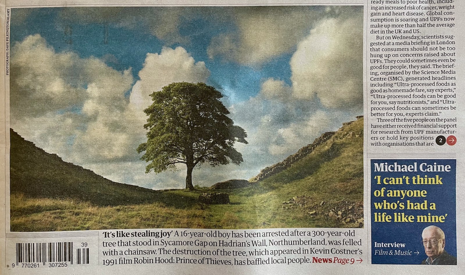 The Guardian's coverage of the tree felling