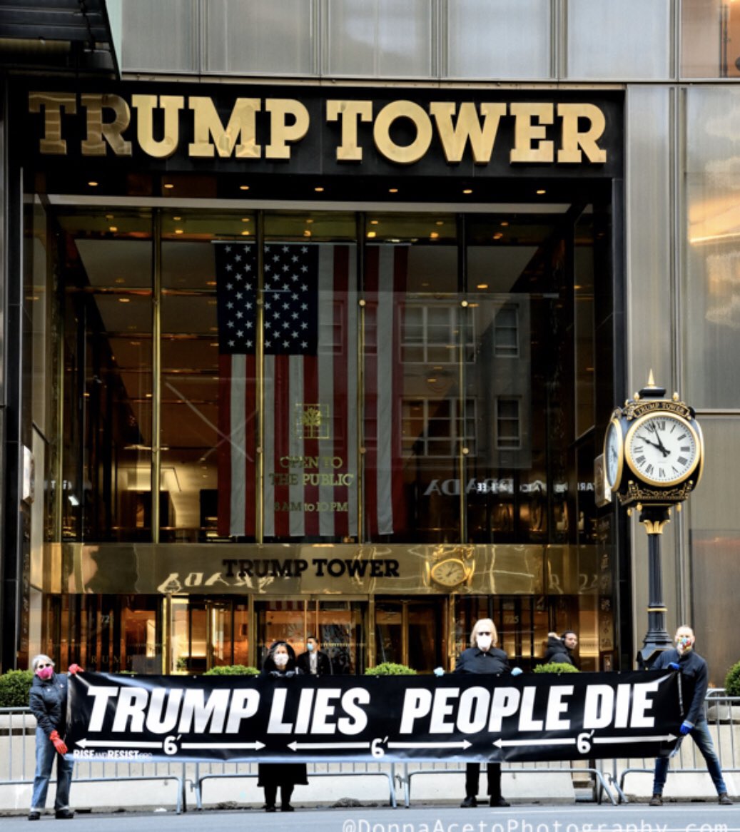 Trump lies and people die